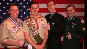 Rick with Eagle Scout sons