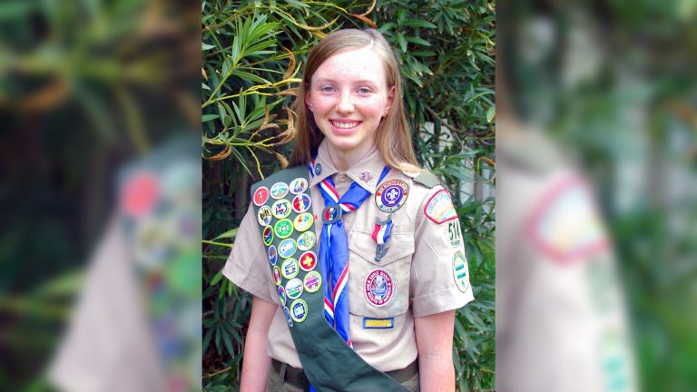 Eagle Scout Kathryn Block