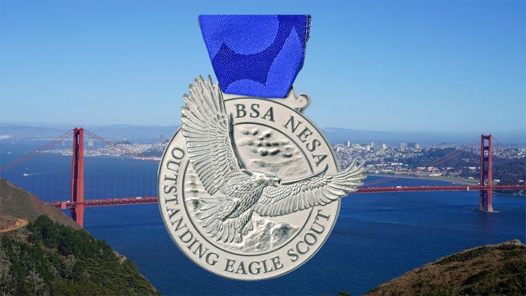 NOESA Medal over Golden Gate Bridge